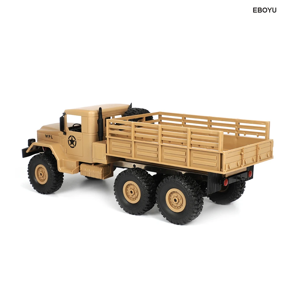 WPL B16 RC грузовик 1/16 2 4G 6WD гусеничный внедорожник с светильник RTR|rc racing car|rc carmonster truck