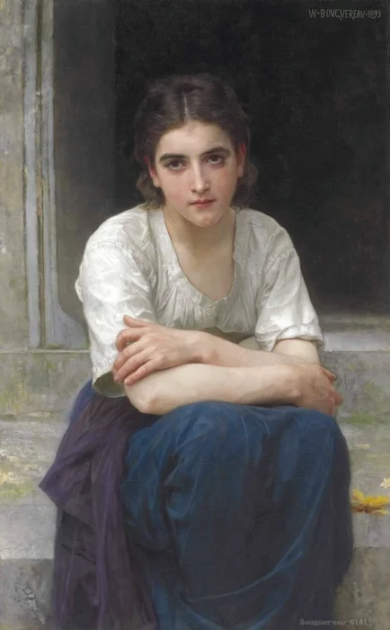 Рисунок картины на холсте постер Вильям Адольфа Bouguereau настенная для домашнего