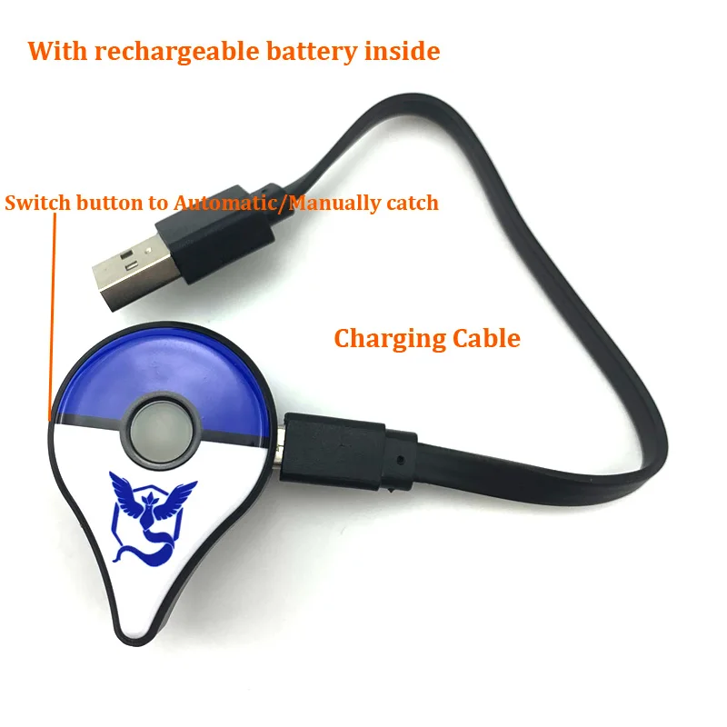 Подходит Bluetooth для Pokemon GO Plus, автоматический захват, внутренний аккумулятор, запястье для Go Plus, аксессуары для игр, оборудование, Прямая поставка