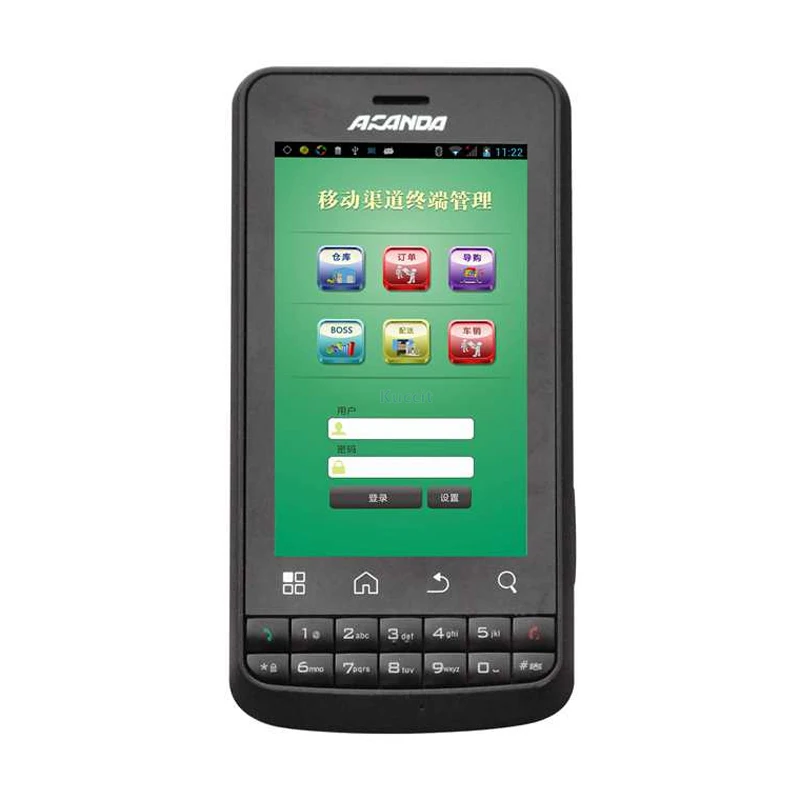 UHF RFID Reaer промышленный Ручной терминал умный PDA 2D лазерный сканер штрих-кодов Android