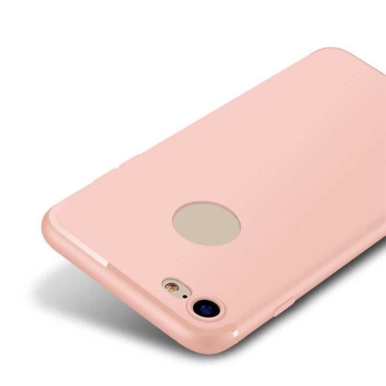 Роскошный тонкий силиконовый Капа для iPhone 11 Pro Max XS Max XR 5 5S Крышка черный мягкий матовый ТПУ чехол для телефона для iPhone 7 8 6 6S Plus