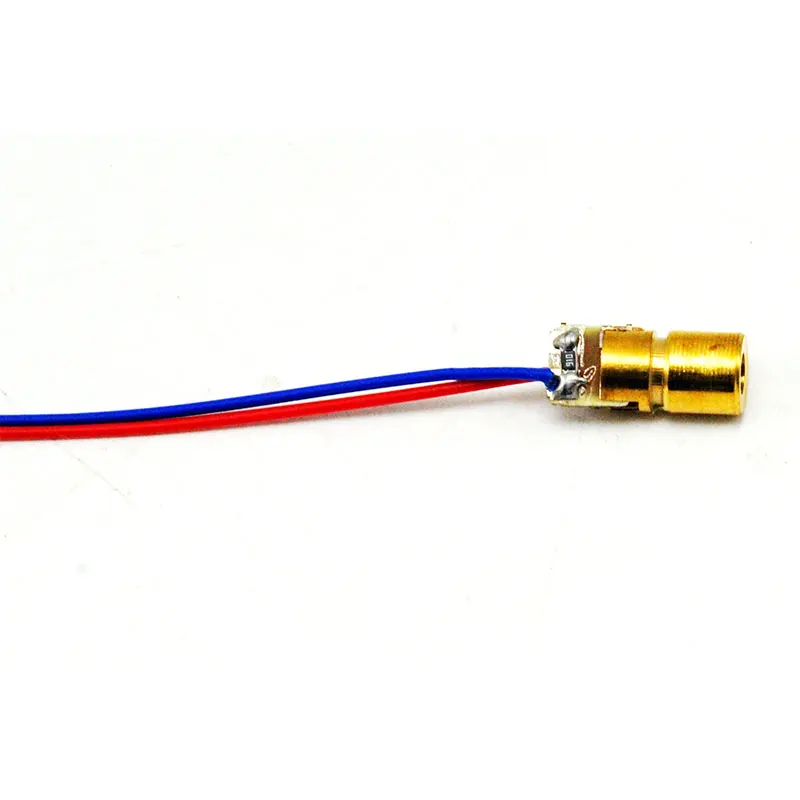 

6x10mm 650nm 1mw Red Dot Laser Diode Module 3VDC Industrial APC Driver Focusable