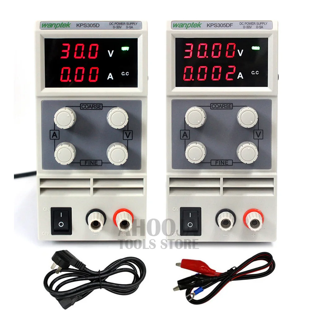 Wanptek KPS305D/DF 30 в 5A светодиодный дисплей Регулируемый импульсный источник питания ремонт ноутбука паяльная лаборатория DC Регулируемый тестовый источник питания