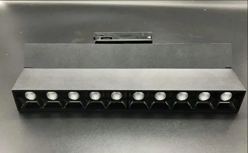 2X10W 2 линии 3 4 светодиодный светильник следа 20 Вт COB рельсовый Точечный для