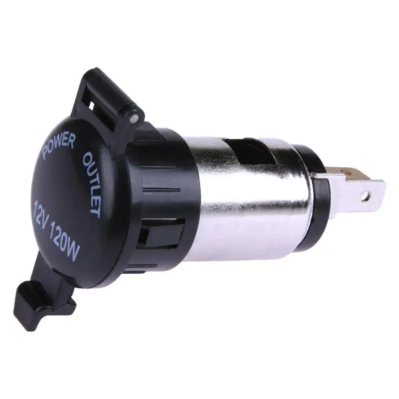 

12V Cigarette Lighter Power Plug Socket Waterproof for Car Auto Motorcycle Boats Mowers Tractors Interior Parts