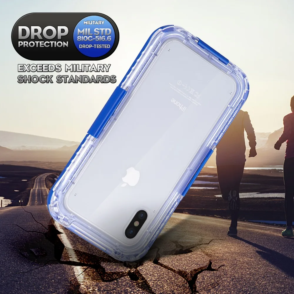 2019 Новый чехол для iPhone 7 6S X XS XR 8 Plus ударопрочный и водонепроницаемый Полная защита