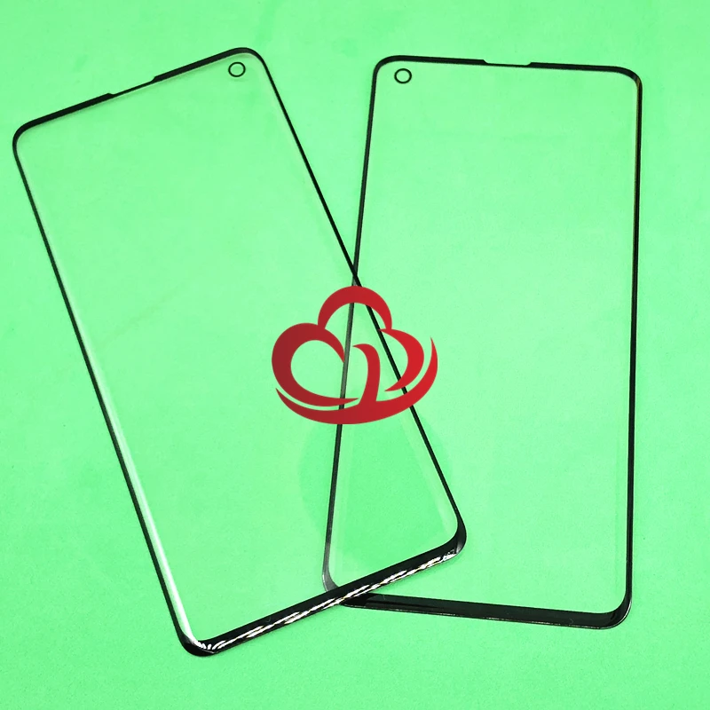 Замена ЖК переднего сенсорного экрана Стекло Внешний объектив для Samsung Galaxy S10 + Plus