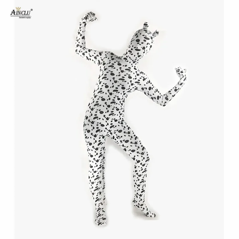 Ainclu Бесплатная доставка женский костюм Zentai из спандекса в виде животных