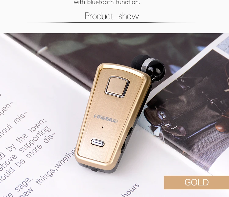 Беспроводная Bluetooth-гарнитура Fineblue F980 5 1 verson деловые наушники гарнитура с