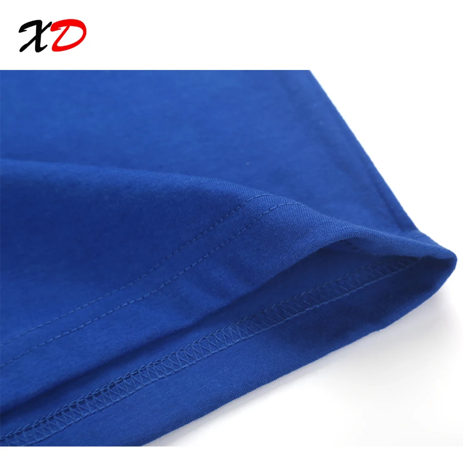 Летняя мужская футболка с круглым вырезом и коротким рукавом на заказ