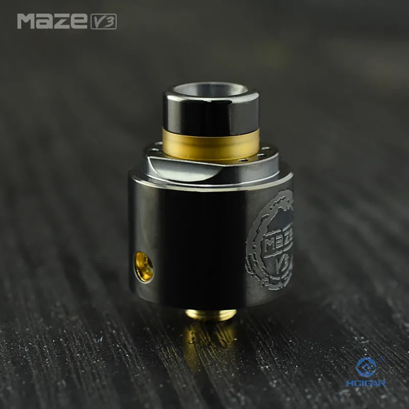 Оригинал Hcigar дизайн лабиринт V3 rda распылителя с нижней подачи pin электронные