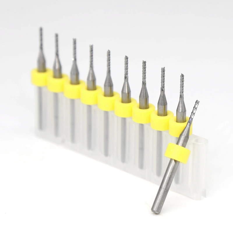 Станок для резки кукурузы 10 шт./лот 1 3 мм|end mills|cnc wood bitsrouter tool |