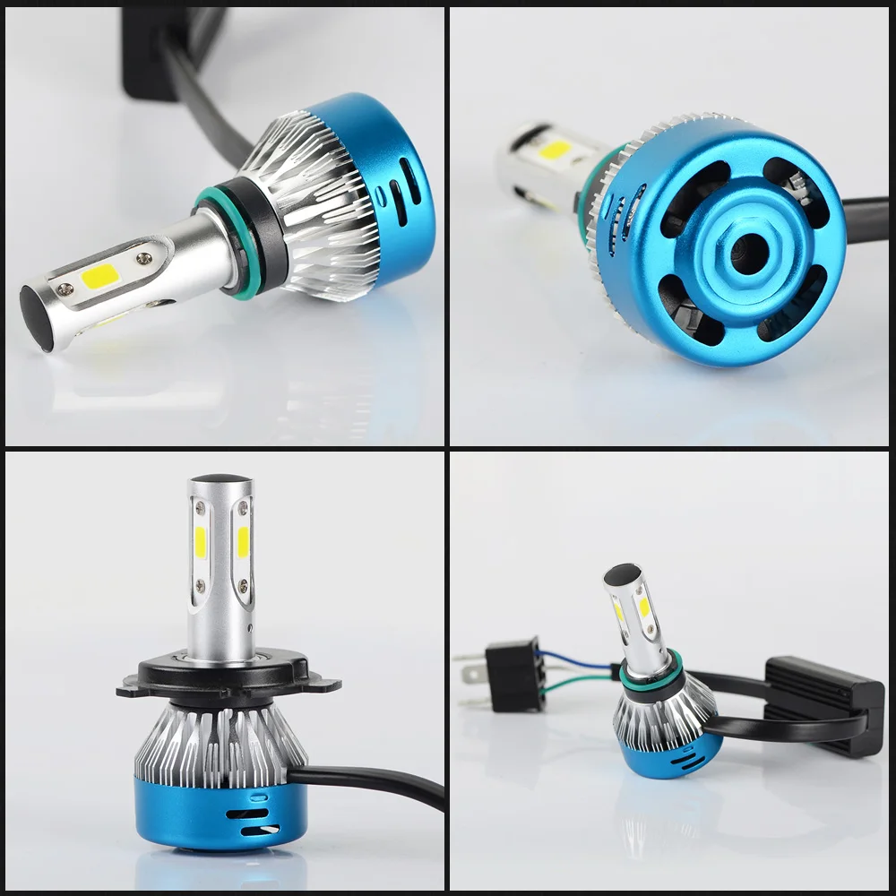 DMEX 1 шт. M9 DC/AC 10-80V 9003 H4 светодиодный комплект ламп для фар мотоцикла 6000K белый для фар мотоцикла