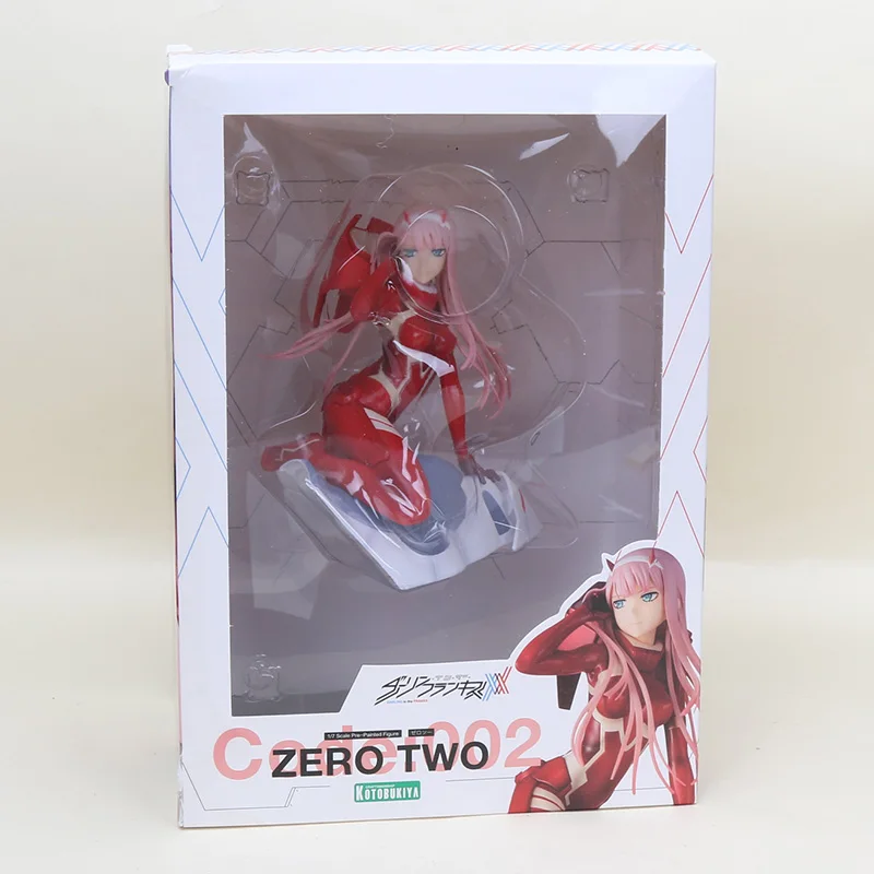 15cm in box 21 см аниме DARLING in the FRANXX фигурка игрушки Zero Two 02 ПВХ фигурка Коллекция Модель игрушки рождественские подарки - Цвет: 15cm in box