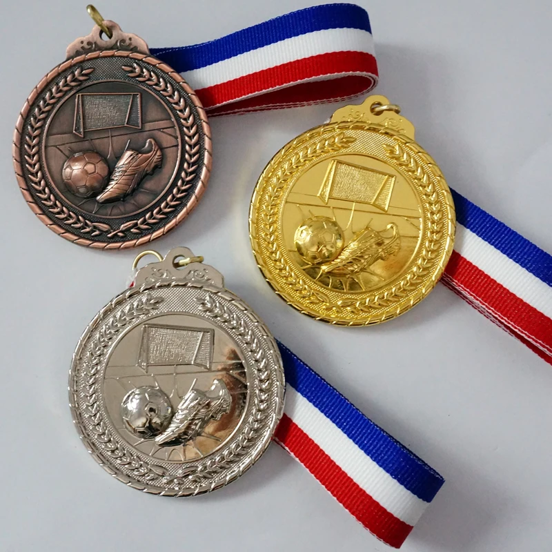 Медаль &quotЗолотые сапоги&quot медаль для футбольных болельщиков из цинкового