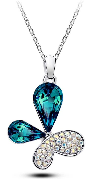 Ожерелье с подвеской-бабочкой модное ювелирное изделие в подарок Новое