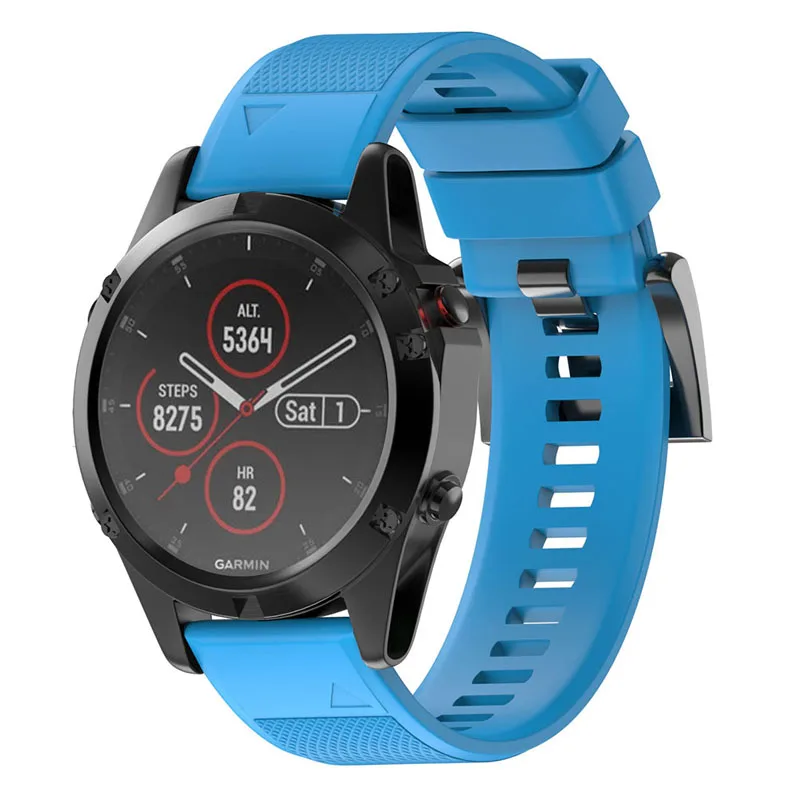 26 22 20 мм Quick Release Easy Fit Силиконовый ремешок для наручных часов Garmin Fenix 5X Plus/Fenix 5 Plus/Fenix 5S Plus