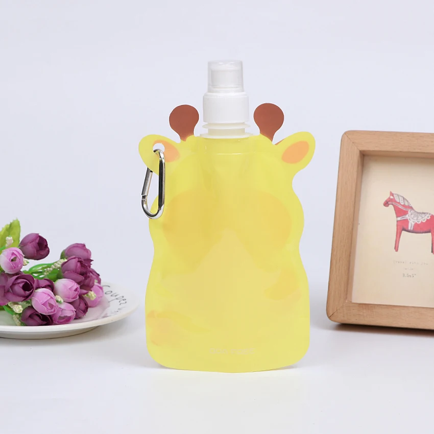 500 мл Модные Складная бутылка для воды на открытом воздухе Кемпинг Альпинизм