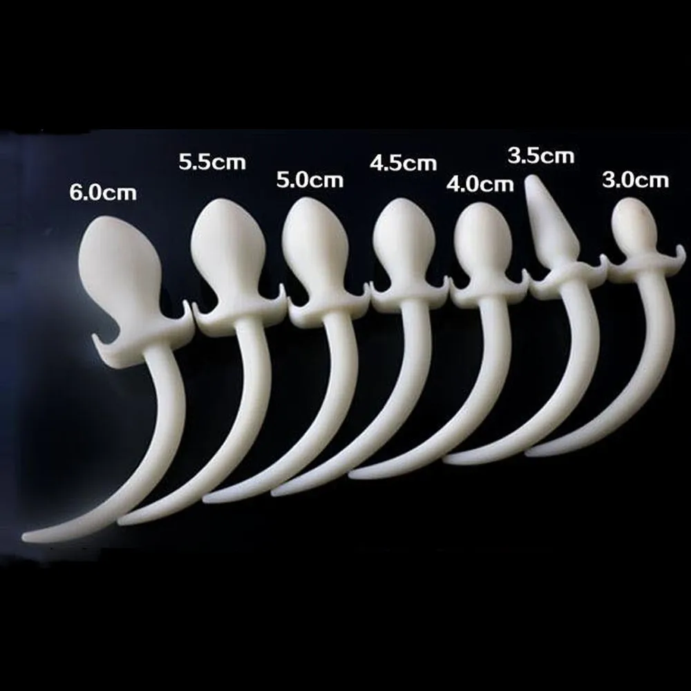 Анальная пробка из силикона с хвостом щенка для ролевых игр аксессуары косплея