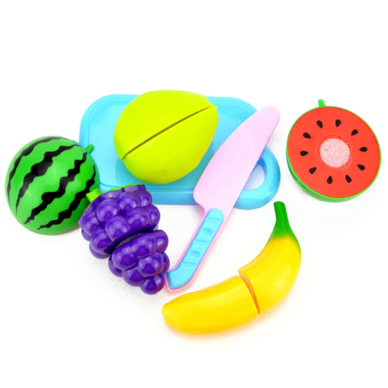 Пластиковые Кухонные Игрушки для фруктов и овощей 6 шт./компл. косплей