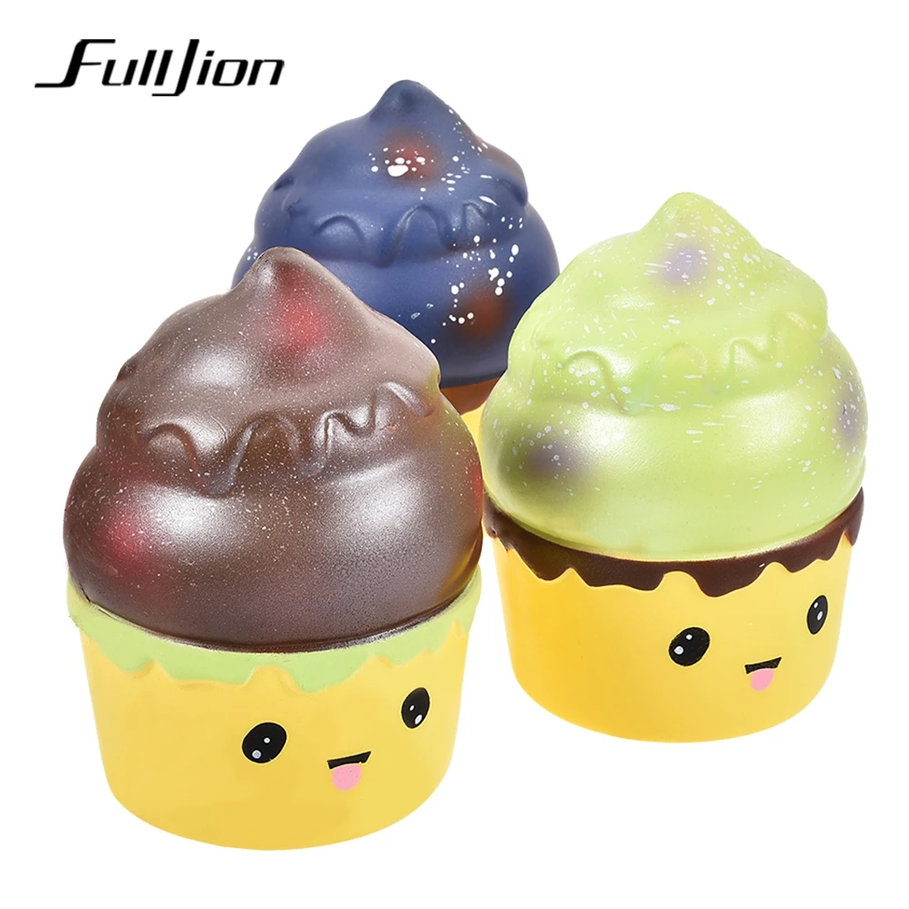 Fulljion Squishy Ice Cream Novelty Gag Toys Squishe Entertainment Stress Fun Squeeze Surprise Funny Gadgets | Игрушки и хобби