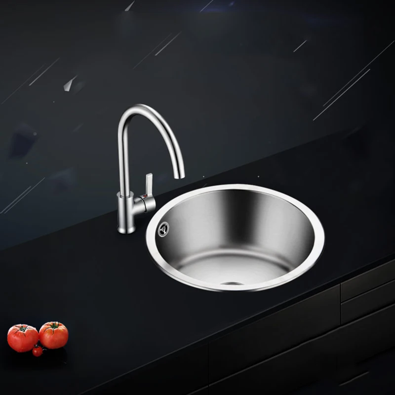 Одночашечная сливная раковина для кухонной мойки из нержавеющей стали sus 304 с