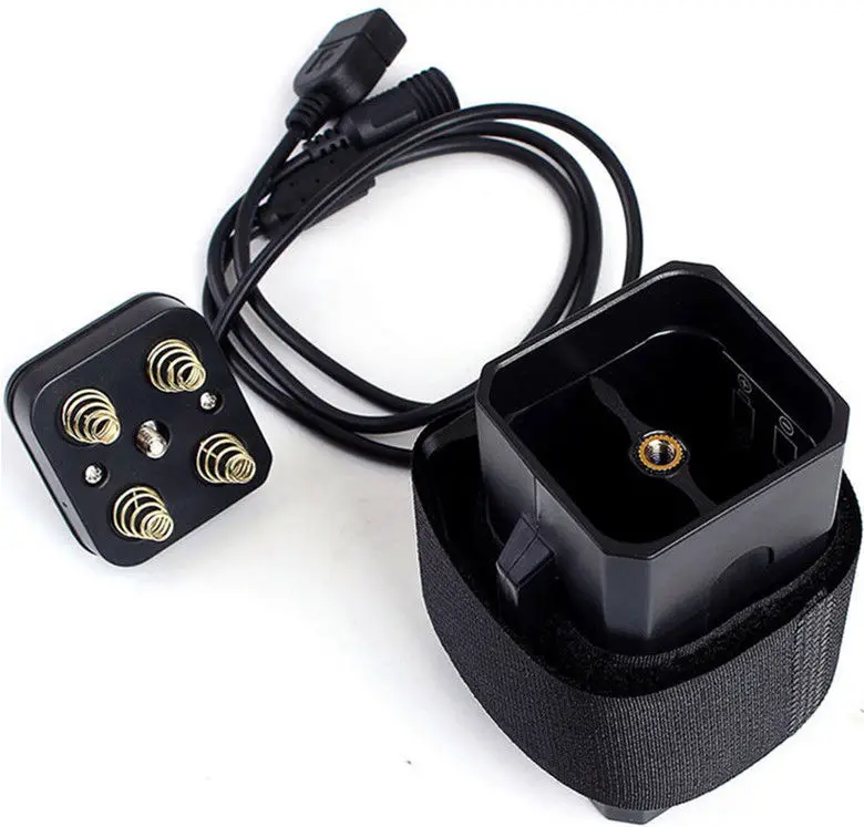 4x18650 комплект водонепроницаемых аккумуляторов 5 в USB/8,4 в постоянного тока с двумя портами 18650 Батарейный блок для велосипеда, задний светильник, головной светильник для велосипеда