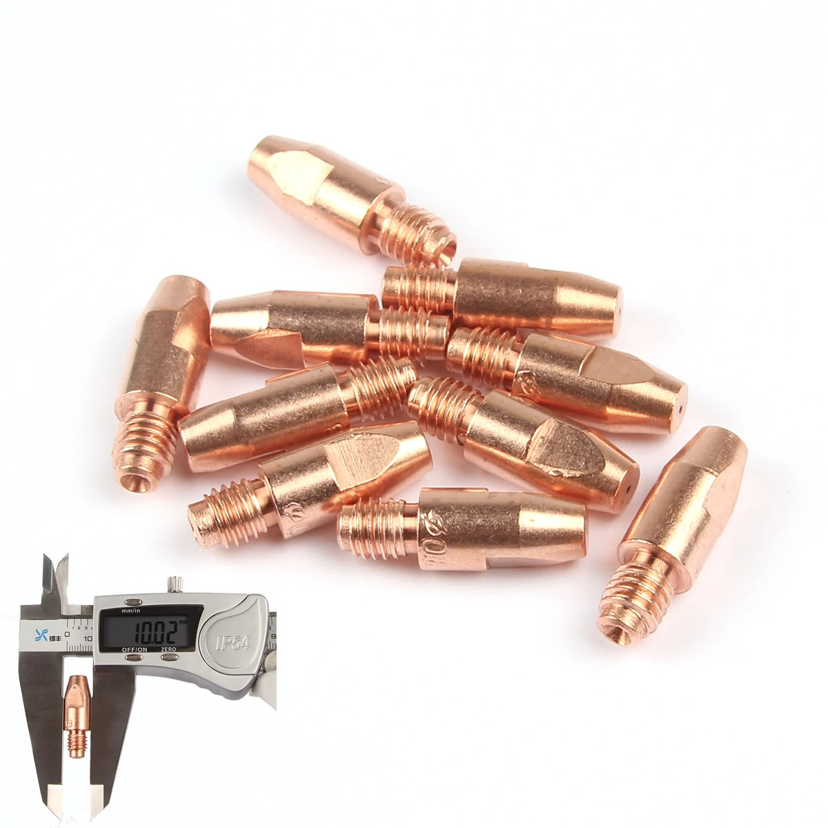 10Pcs MB 36KD Contact Tips Consumables M8*30mm 0.8/1.0/1.2mm Holder Torch Gun Nozzle MIG/MAG Co2/Gas Accessories Soldering Tool