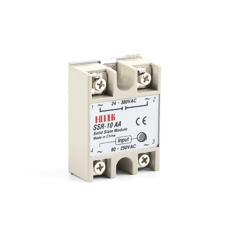 Твердотельное реле Φ 10A фактически 80 250V AC TO 24 380V SSR 10AA твердотельное реле|relay light|relay