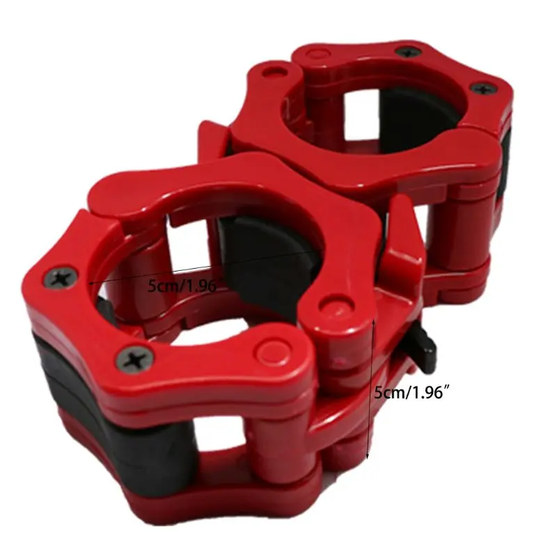 

2Pcs 50 mm Professional Olympics Fast Fixing Buckles Horizontal Weightlifting Barbells Safety Circlips Fitness Special Equipment