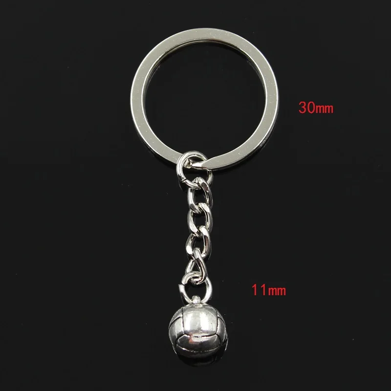 Модное кольцо для ключей 30 мм металлическая цепочка брелок ювелирное изделие
