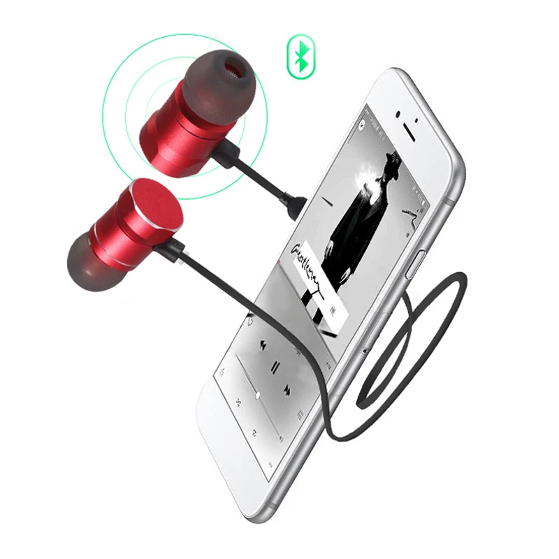 Магнитные Bluetooth наушники для спорта бега беспроводной bluetooth-наушник гарнитура с