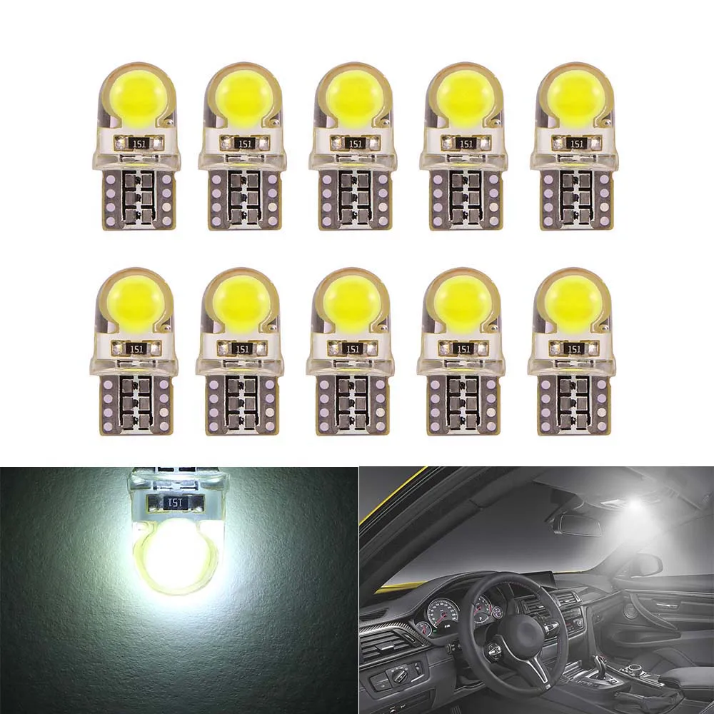 10 светодиодный T10 5630 W5W SMD фары 12V интерьер автомобиля лампы для чтения стробоскопы