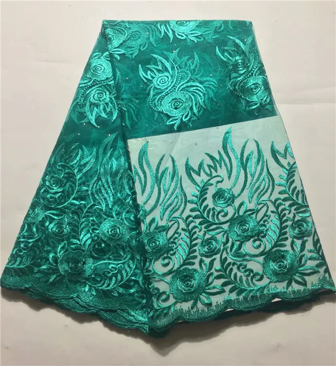 Кружевная ткань в африканском стиле оранжевая швейцарская вуаль кружевная