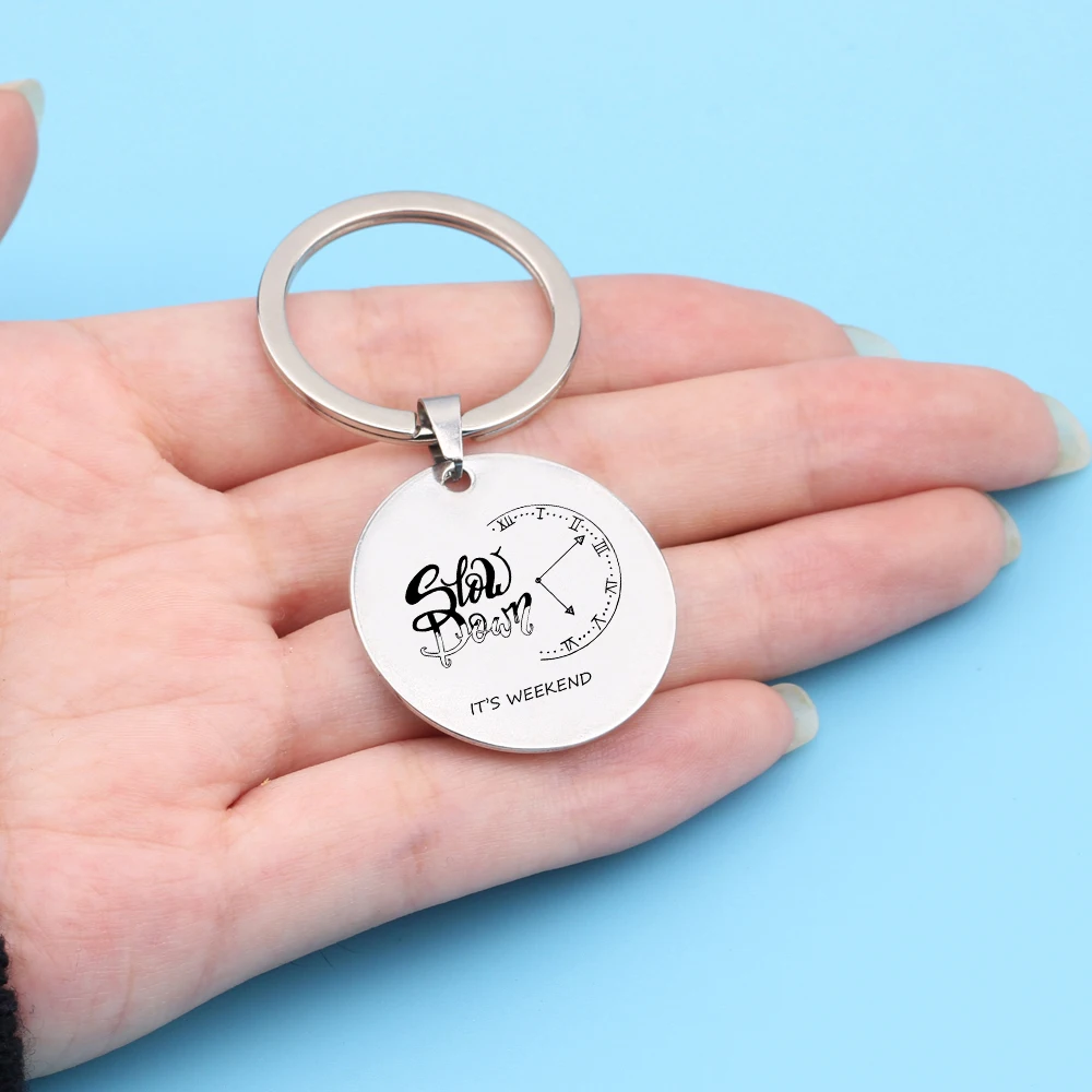 Брелок для часов с лазерной гравировкой модные брелки мужчин и женщин высокого
