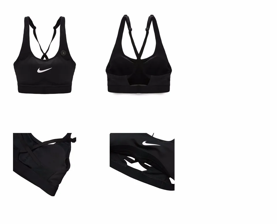 Новое поступление Nike Classic Strappy Bra Для женщин Спортивные Майки Спортивная