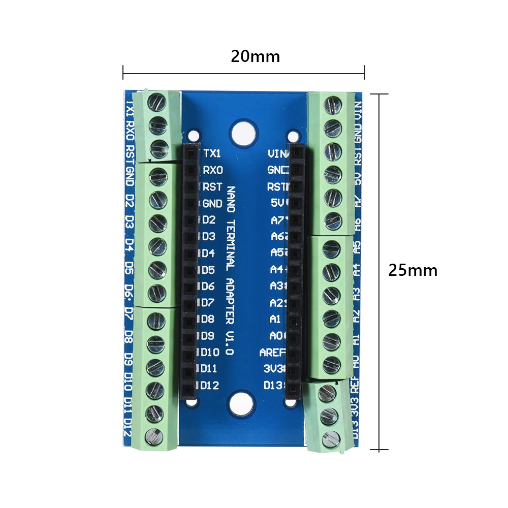 Плата адаптера расширения Nano 3 0 Для Arduino V3.0 AVR ATMEGA328P AU модуля|Компьютерные кабели и
