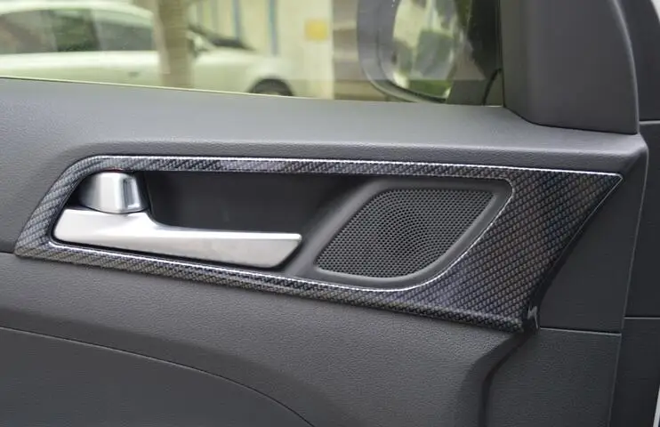 4 шт./компл. Автомобильная Внутренняя дверь боковая ручка Чаша отделка рамка