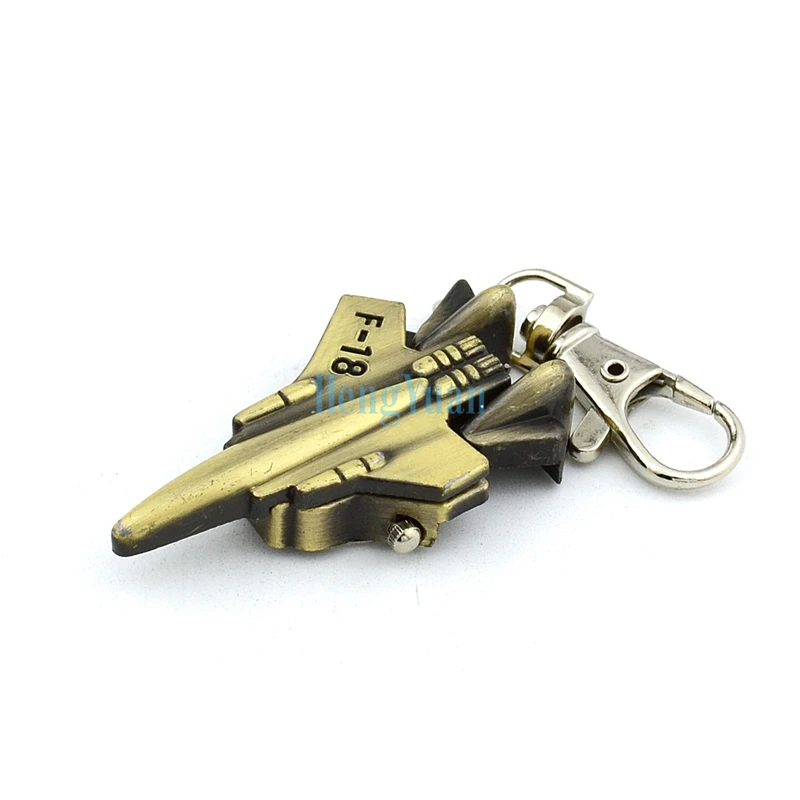 Antique Retro Vintage Bronze Gun Quartz Watch Keychain Pocket Men Watches Fob Steampunk For Boys Male |
