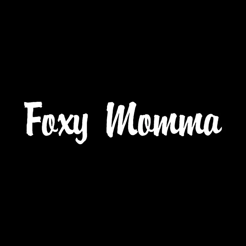 QYPF 16.5CM*3.5CM Fashion Foxy Momma Vinyl Decoration Art Waterproof Car Sticker Decal C15-2735 | Автомобили и мотоциклы