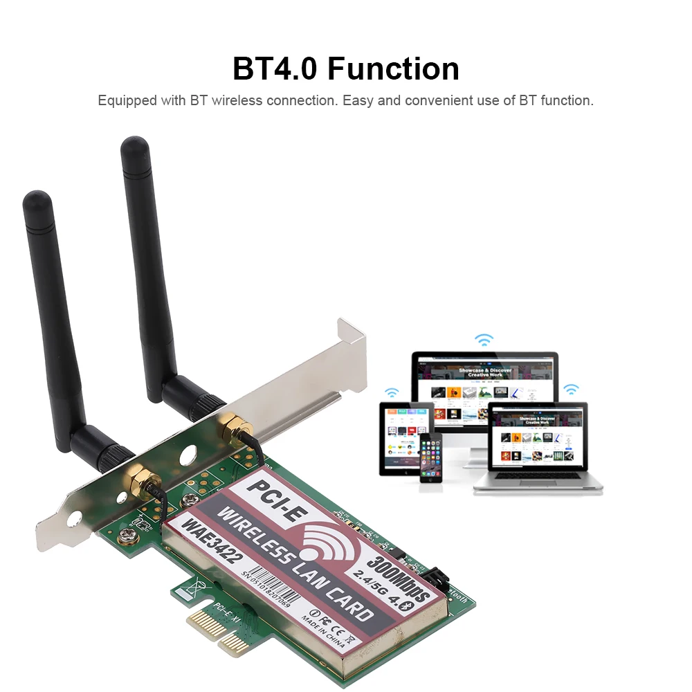 D0022 беспроводная сетевая карта BT Двухдиапазонная Wi-Fi с антеннами высоким