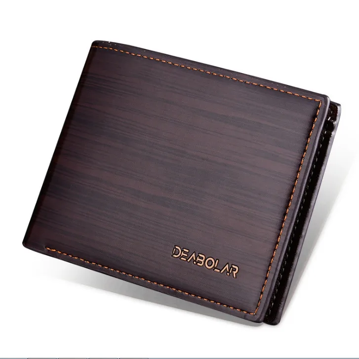 Новинка мужской кожаный брендовый Роскошный кошелек винтажный минималистичный