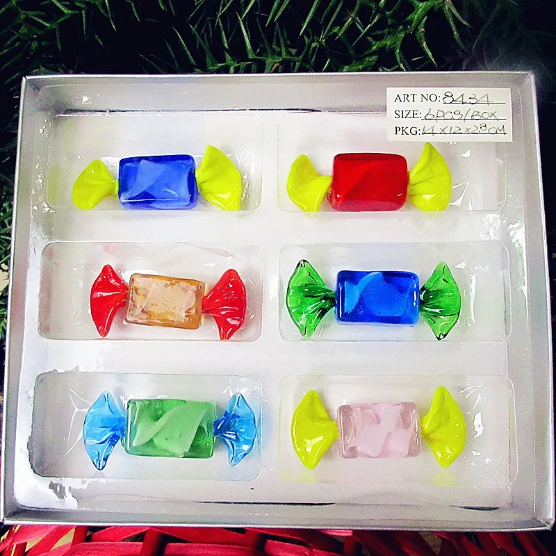 6 шт. под заказ старину ручной выдув с муранским винтом резьба искусственное