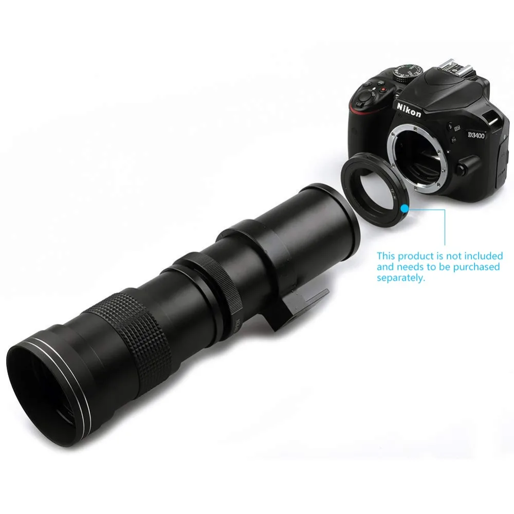 Ручной зум объектив Mcoplus для Nikon D7100 D5300 D3100 D3200 D5000 D5100 D5200 D750 420 800 мм зеркальная