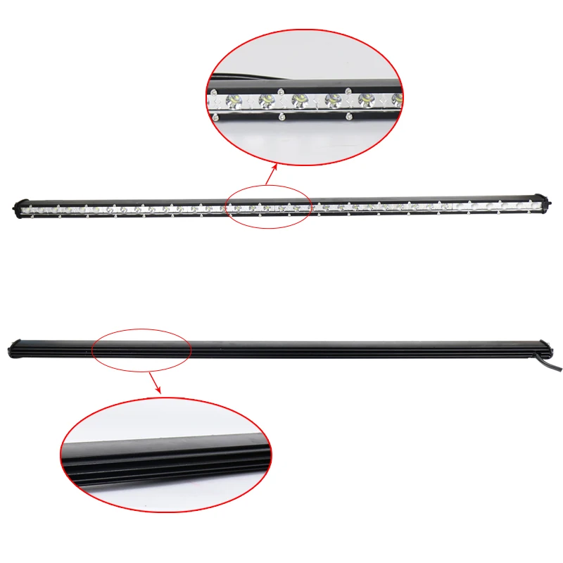 108W 38 &quotLed бар тонкий внедорожный 6000K одиночный рабочий свет прожектор для