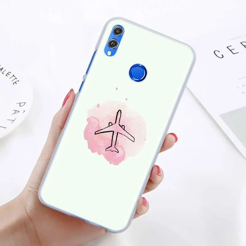 Карта мира путешествия планы чехол для телефона для Huawei Honor 9 10 Lite 20i 8X 8A Pro 8C 8 S Honor Play Y7 Y9 чехол Coque