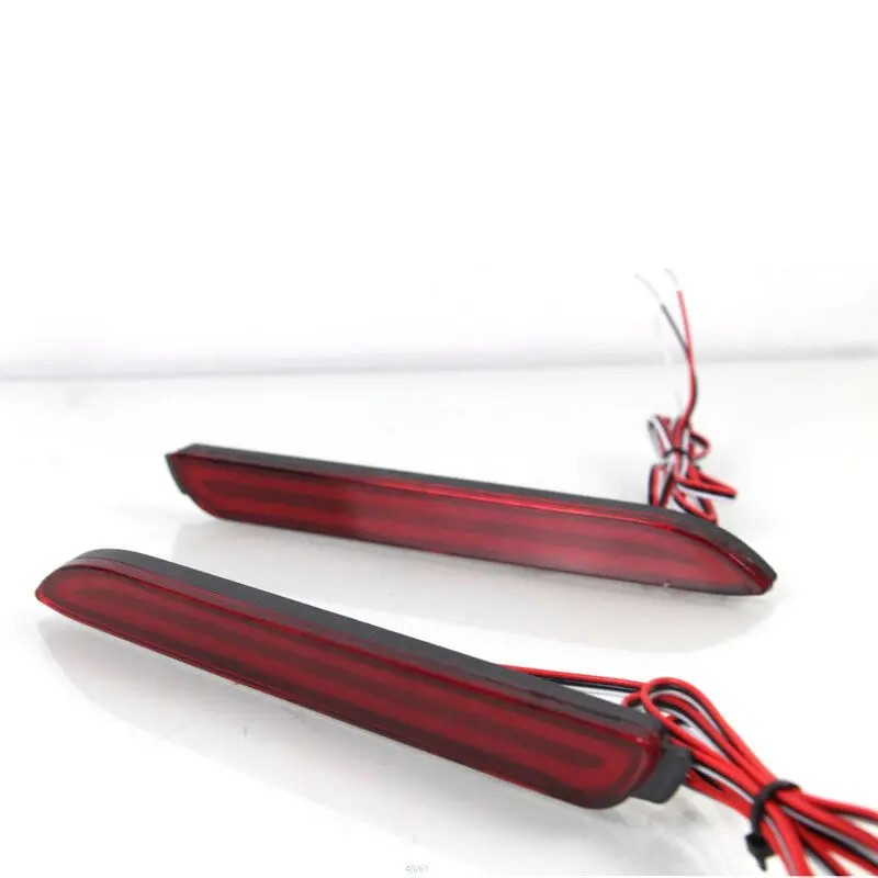 LED Rear Bumper Reflector Fog Brake Turn Indicator Lights For Toyota AYGO 2013