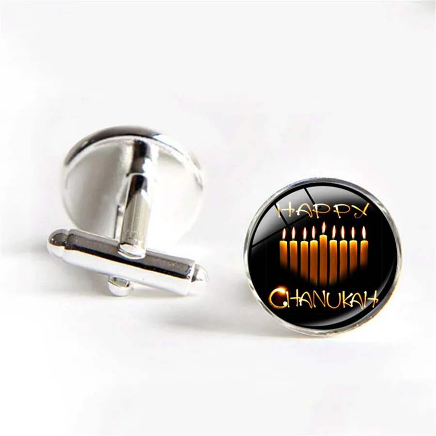 Запонки с Ханука дешевые Hanukkah пользовательские запонки еврейский знак ювелирные