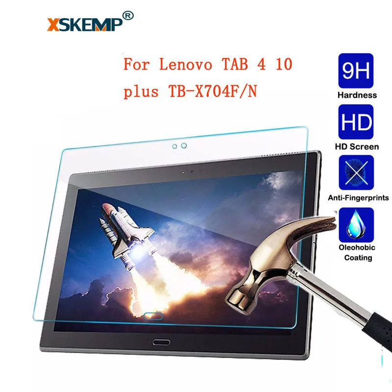 XSKEMP 9 H Настоящее Закаленное стекло для lenovo Tab 4 10 плюс TB X304L X704F/N 8504N/F PB2 650N планшеты