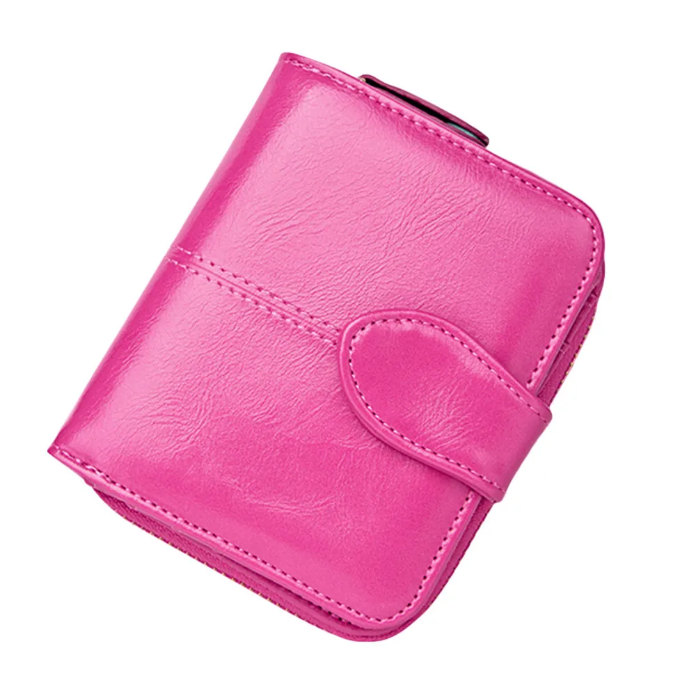 rose red Aelicy роскошный модный женский кошелек женский высококачественный кошелек кожаный многоцелевой кошелек для мелочи Карманный Кошелек для монет - Цвет: rose red